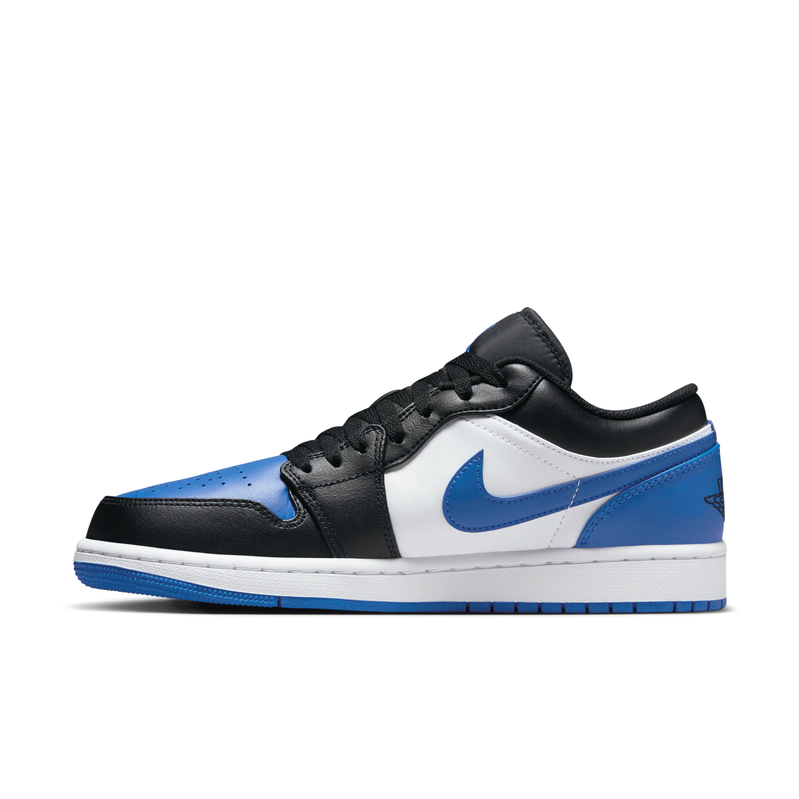 Jordan - Men - Air Jordan 1 Low - White/Royal Blue/Black