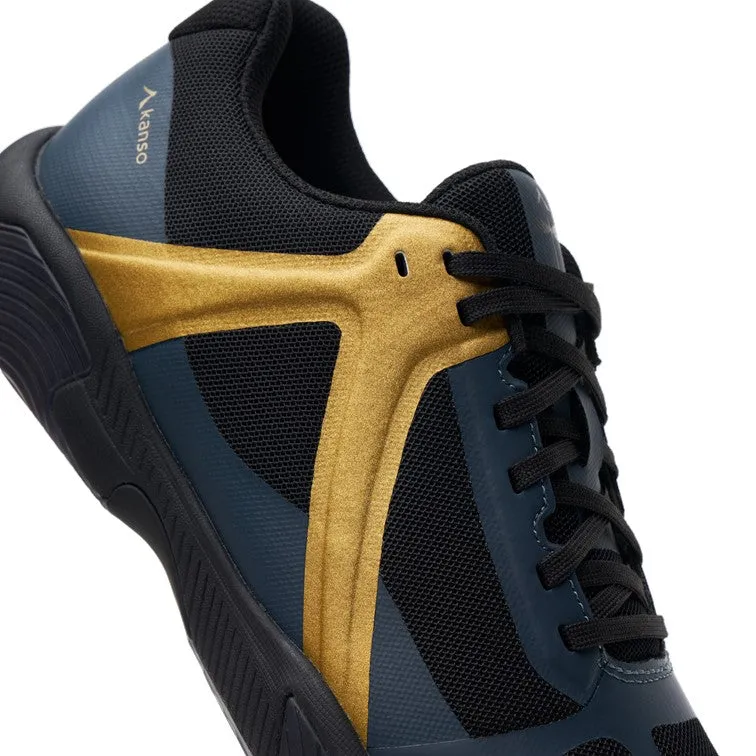 Kanso DragonFly Black & Gold Indoor Court Shoes
