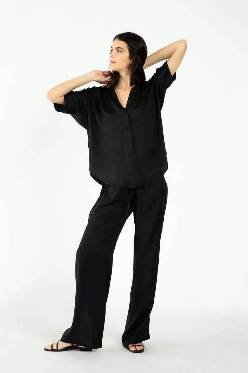 Kerala TENCEL™ Modal 3/4 Sleeve V-Neck Blouse | Multiple Colours