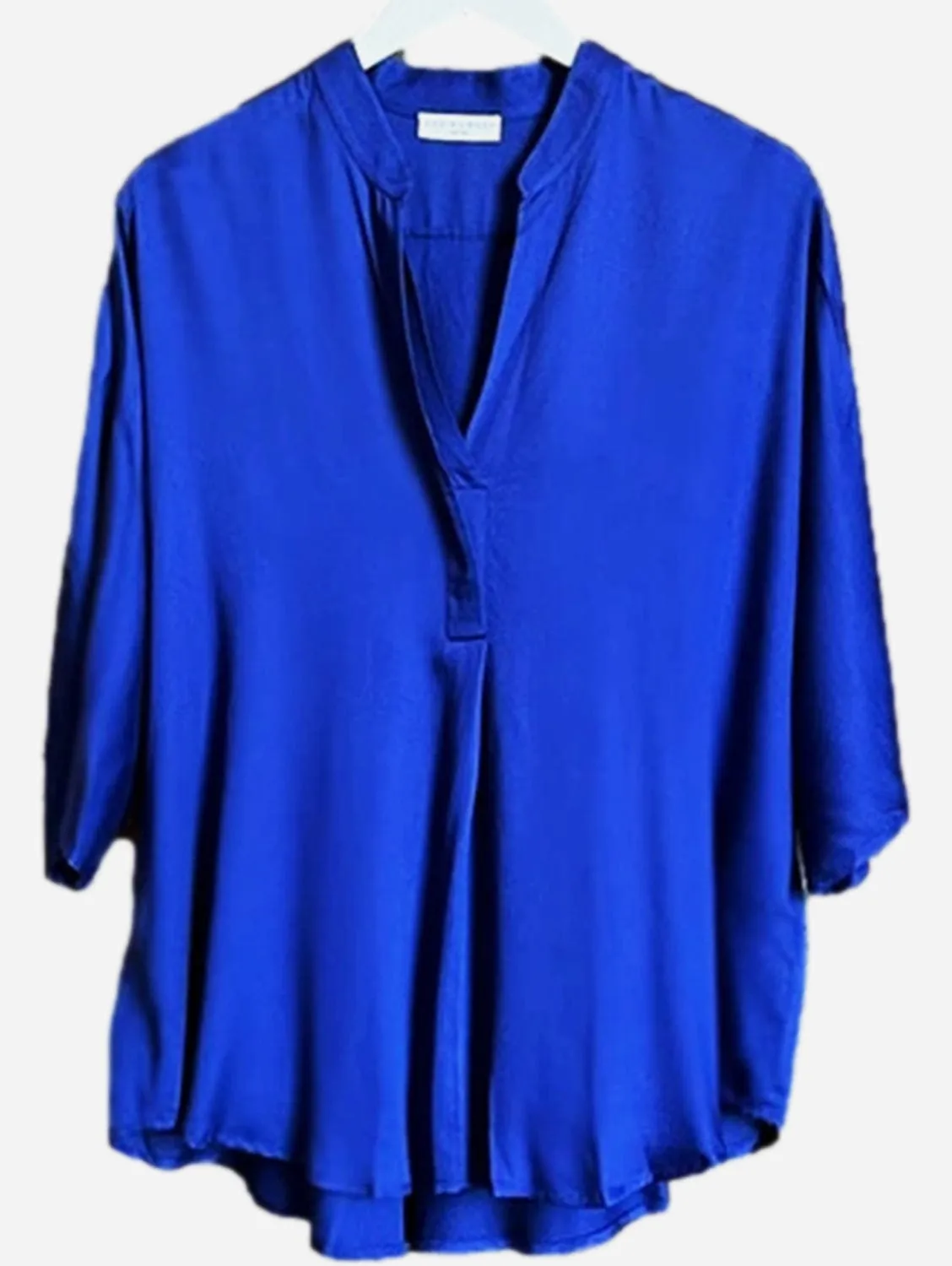 Kerala TENCEL™ Modal 3/4 Sleeve V-Neck Blouse | Multiple Colours