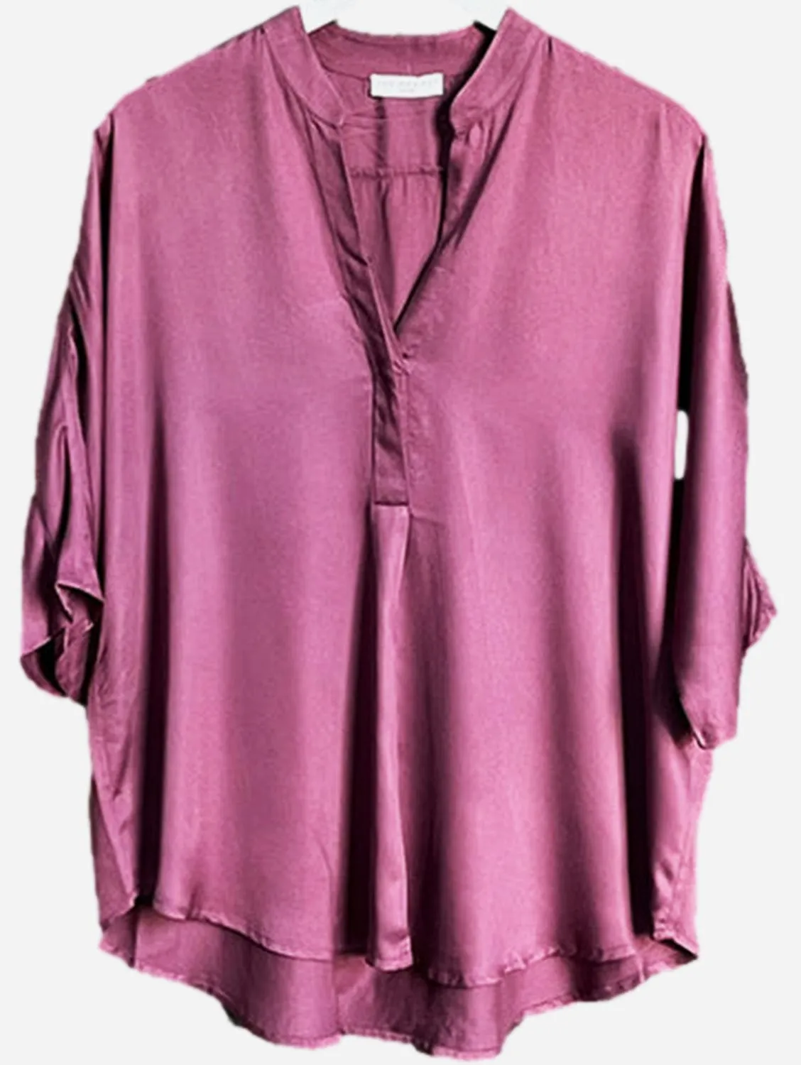 Kerala TENCEL™ Modal 3/4 Sleeve V-Neck Blouse | Multiple Colours