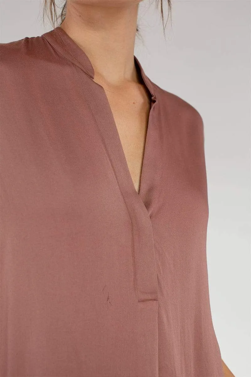 Kerala TENCEL™ Modal 3/4 Sleeve V-Neck Blouse | Multiple Colours