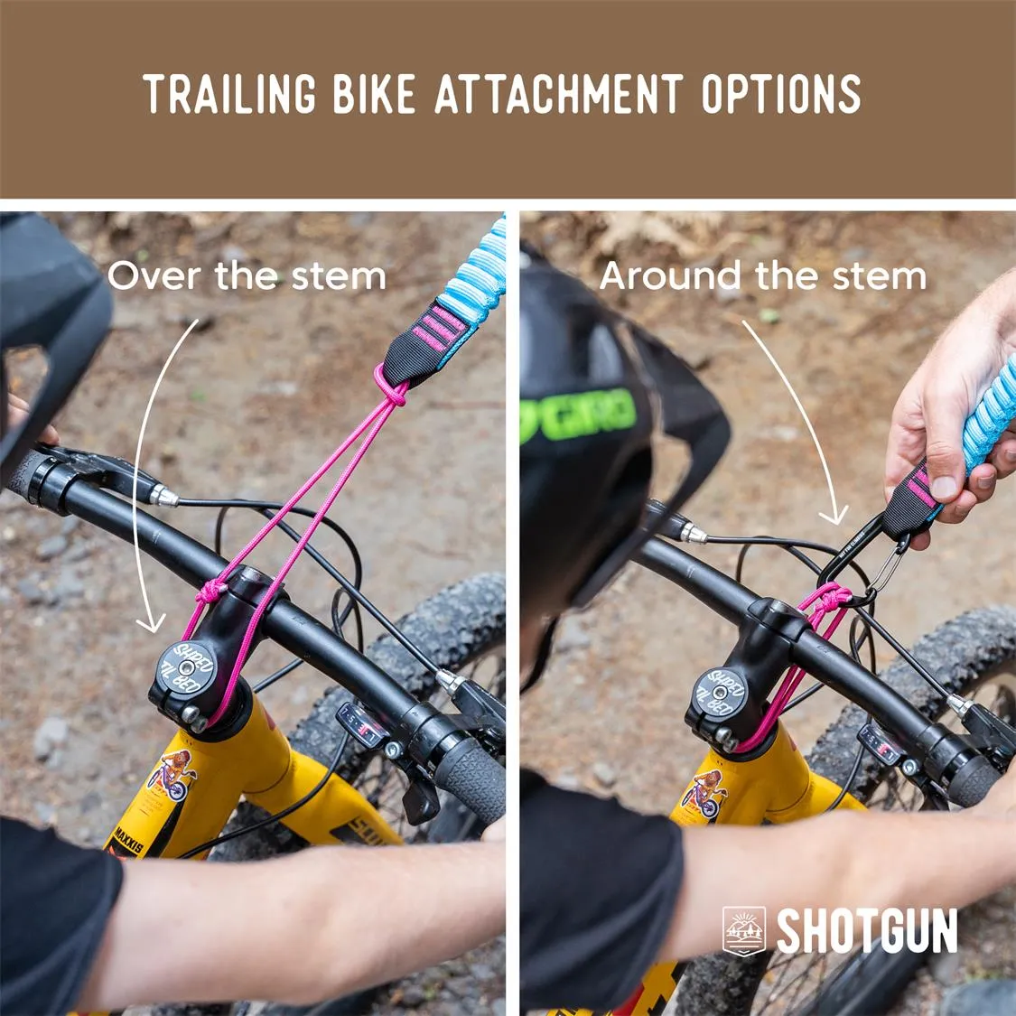 Kids Ride Shotgun - MTB Tow Rope   Hip Pack Combo