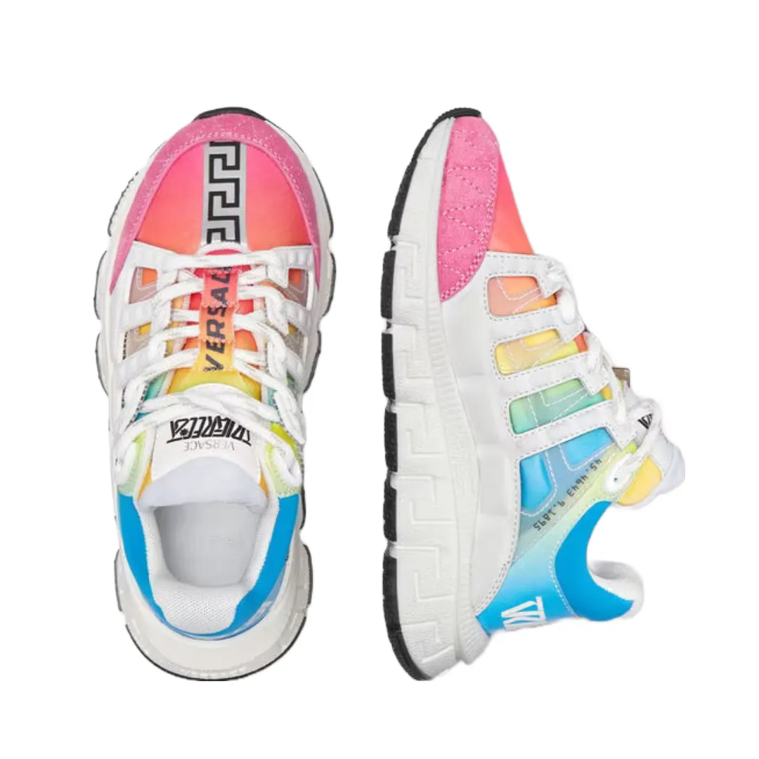 KIDS VERSACE TRIGRECA TODDLER SNEAKERS MULTICOLORED