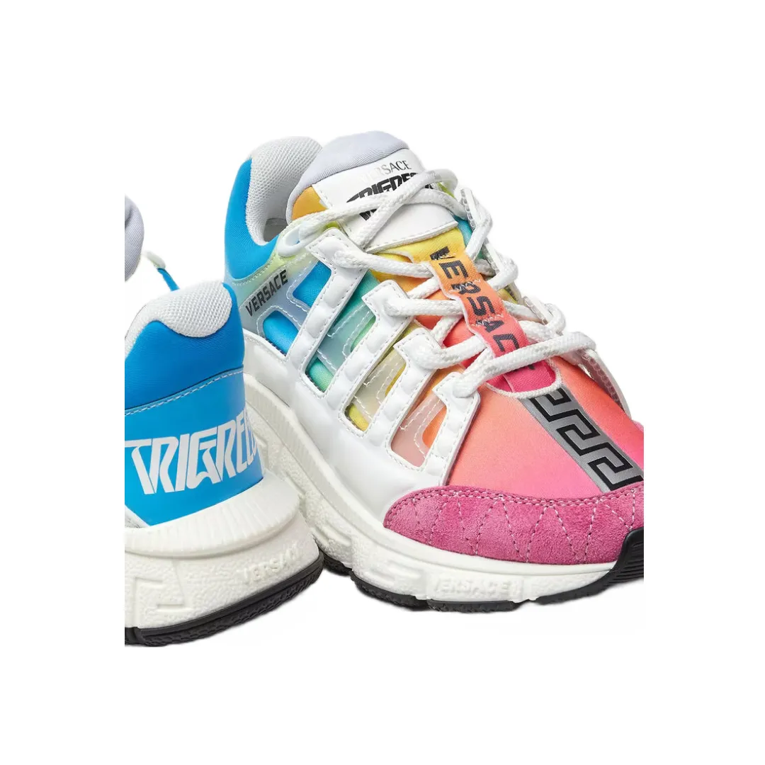 KIDS VERSACE TRIGRECA TODDLER SNEAKERS MULTICOLORED