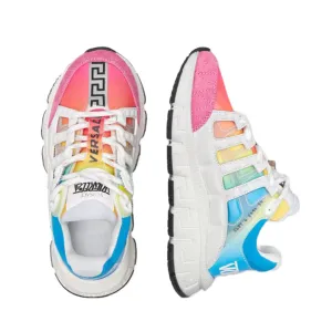KIDS VERSACE TRIGRECA TODDLER SNEAKERS MULTICOLORED