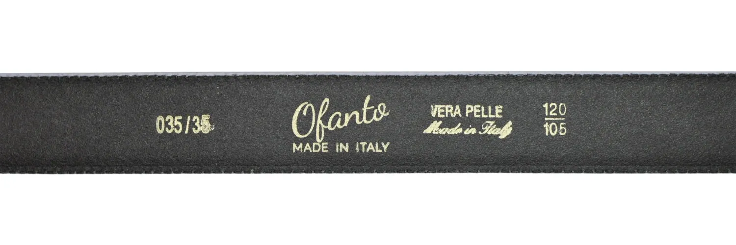 Leather Belt - Gray Suede