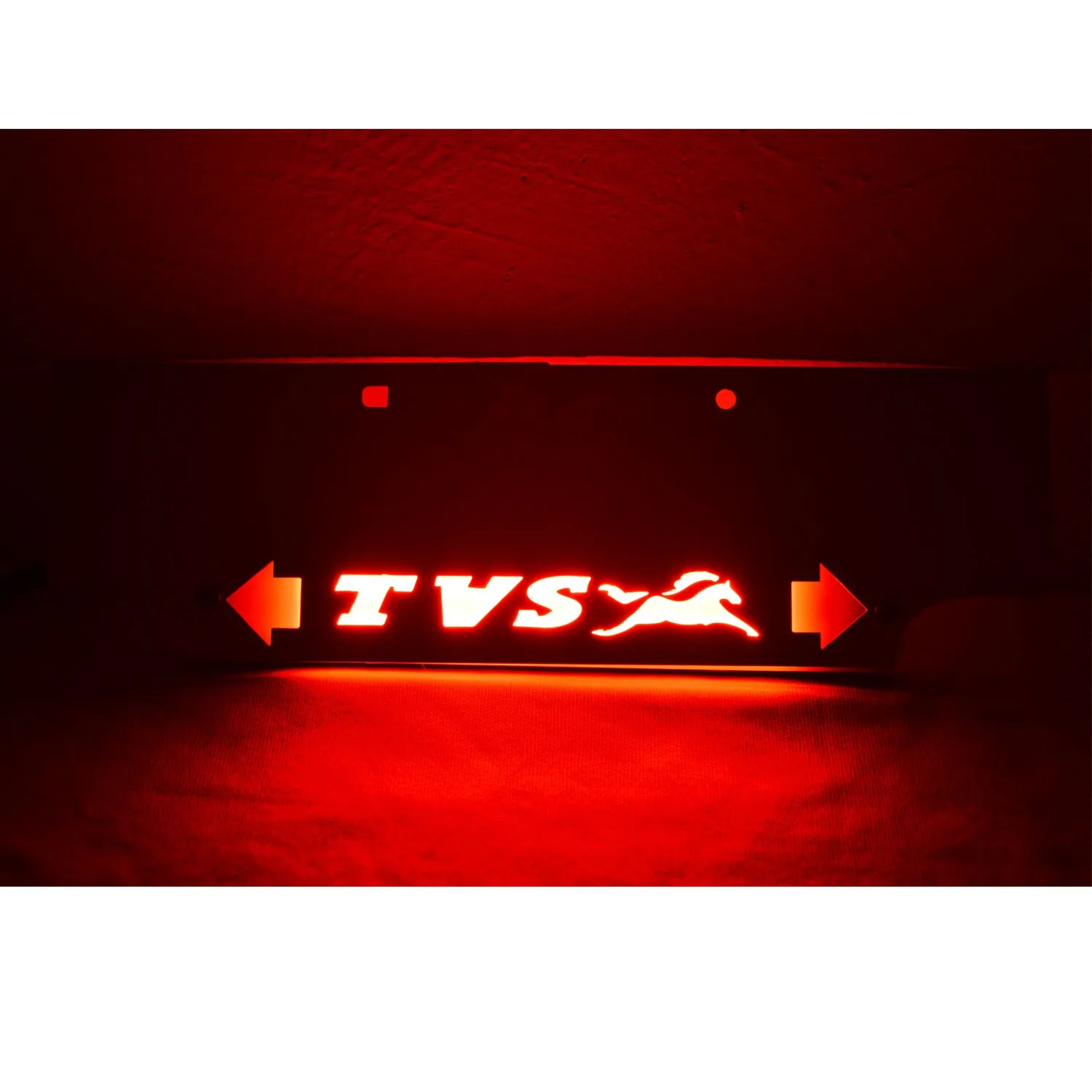 LED Number plate with Indicator For - All Model TVS Bike.