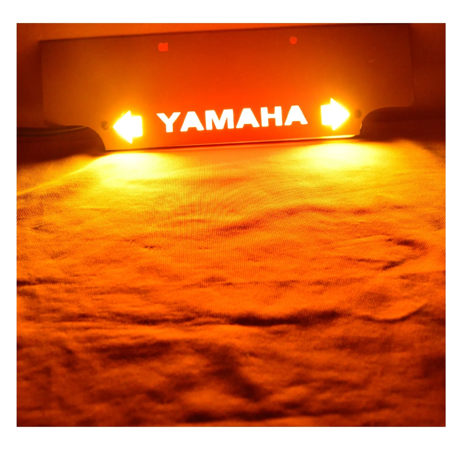 Led Yamaha Number plate with Indicator.