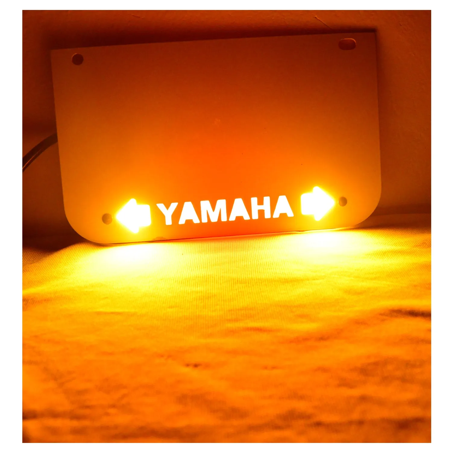 Led Yamaha Number plate with Indicator.