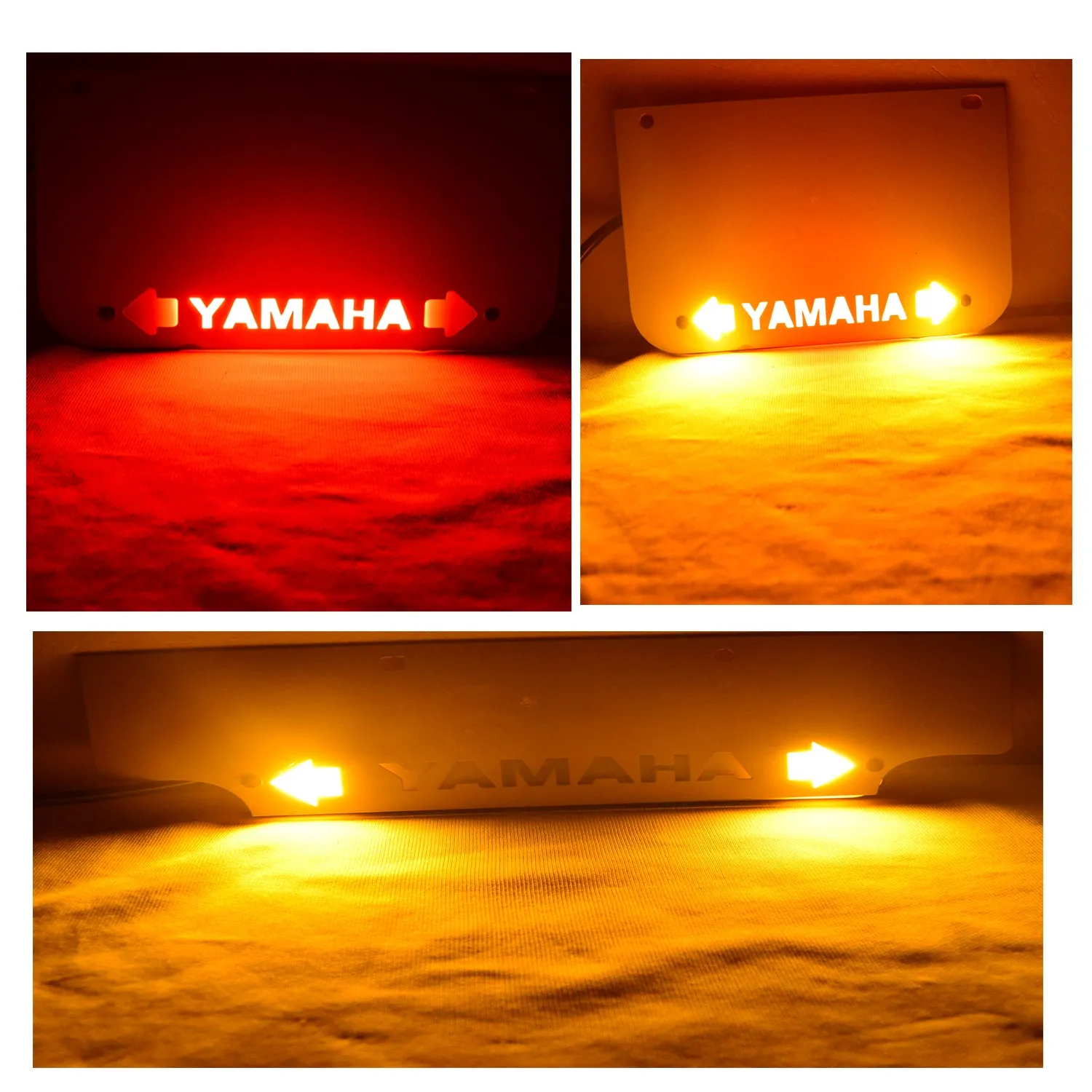 Led Yamaha Number plate with Indicator.