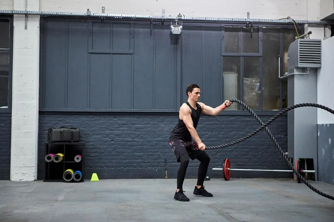 Legging de fitness collection respirant homme - noir