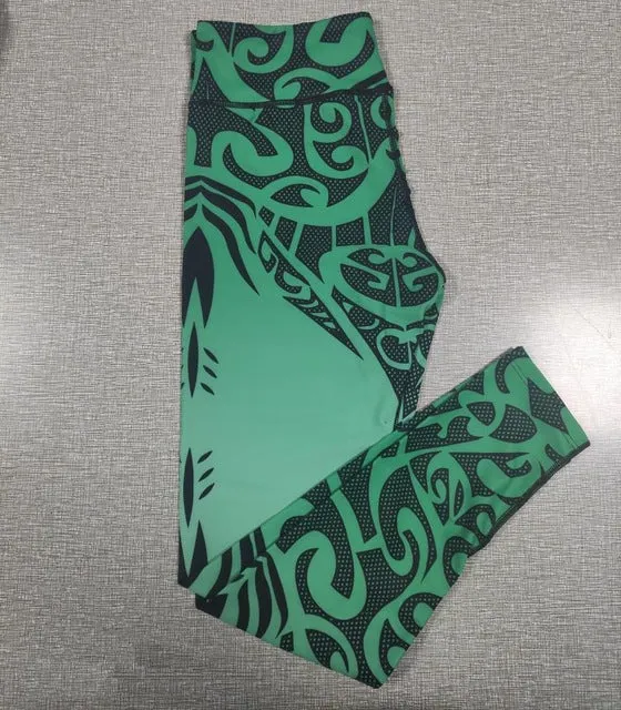 LI-FI Print Yoga Pants Women Unique Fitness Leggings Workout Sports Running Leggings Sexy Push Up Gym Wear Elastic Slim Pants