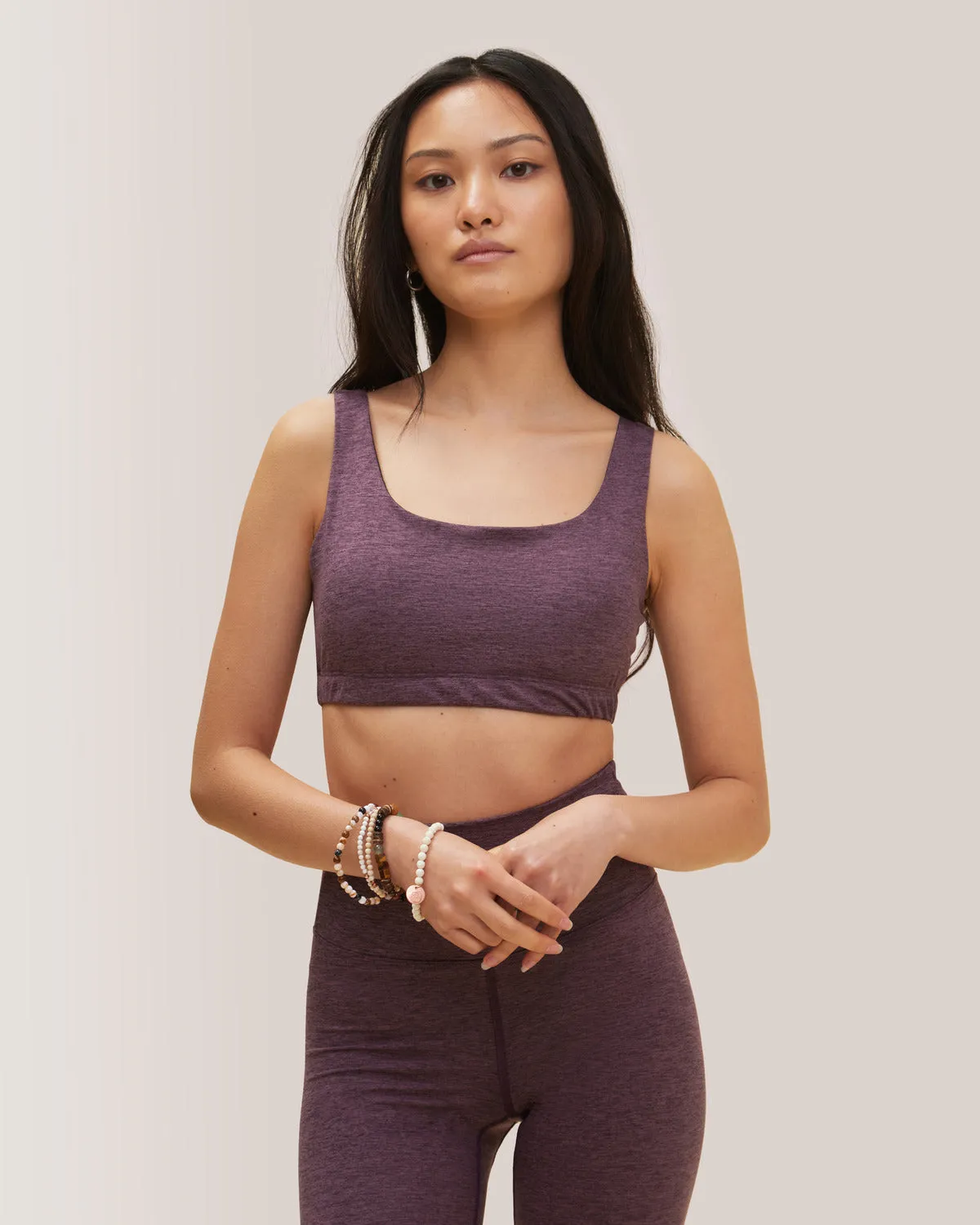 Life's good Sports Bra - Eggplant