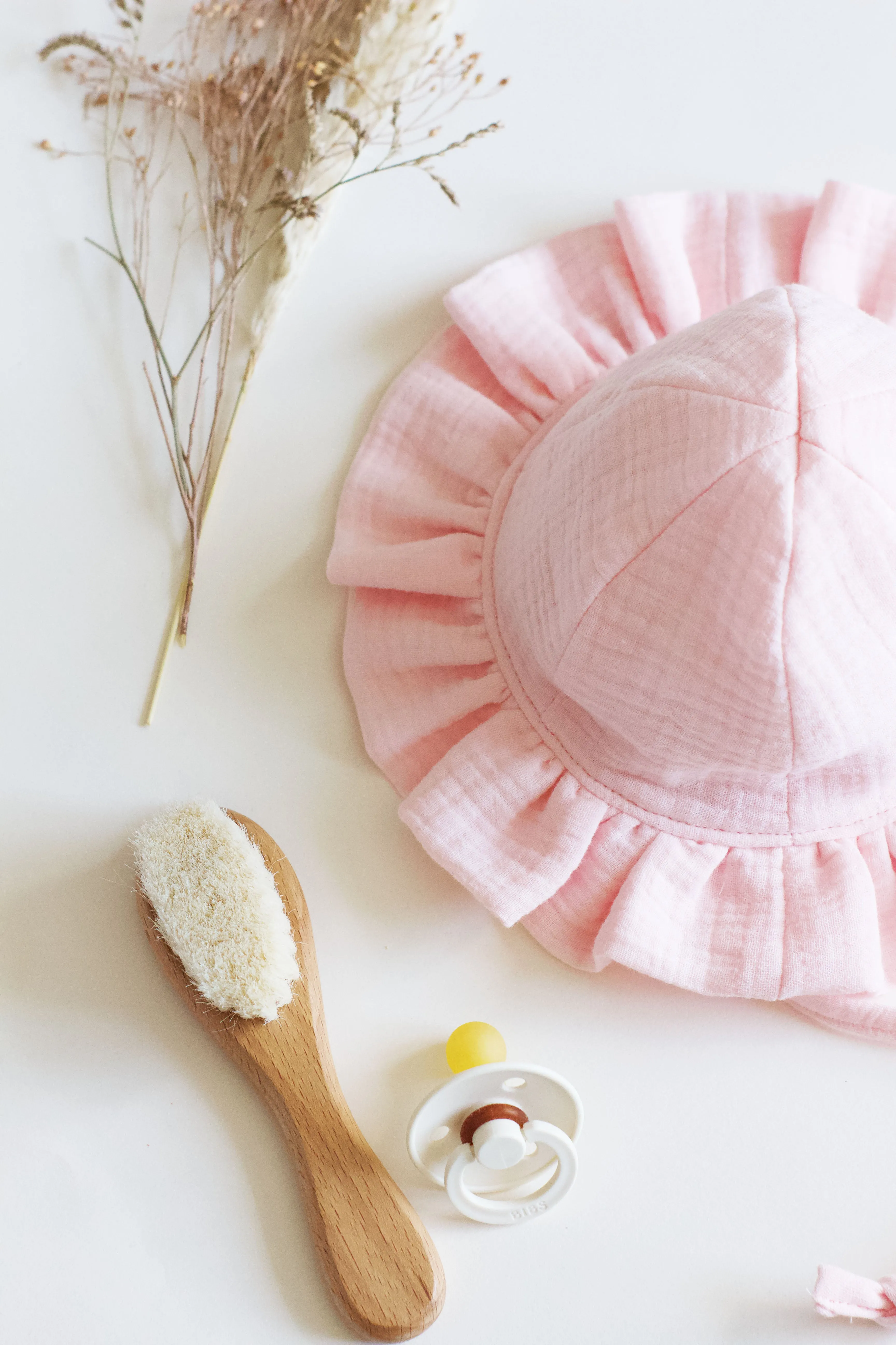 Light Pink Frill Sun Hat