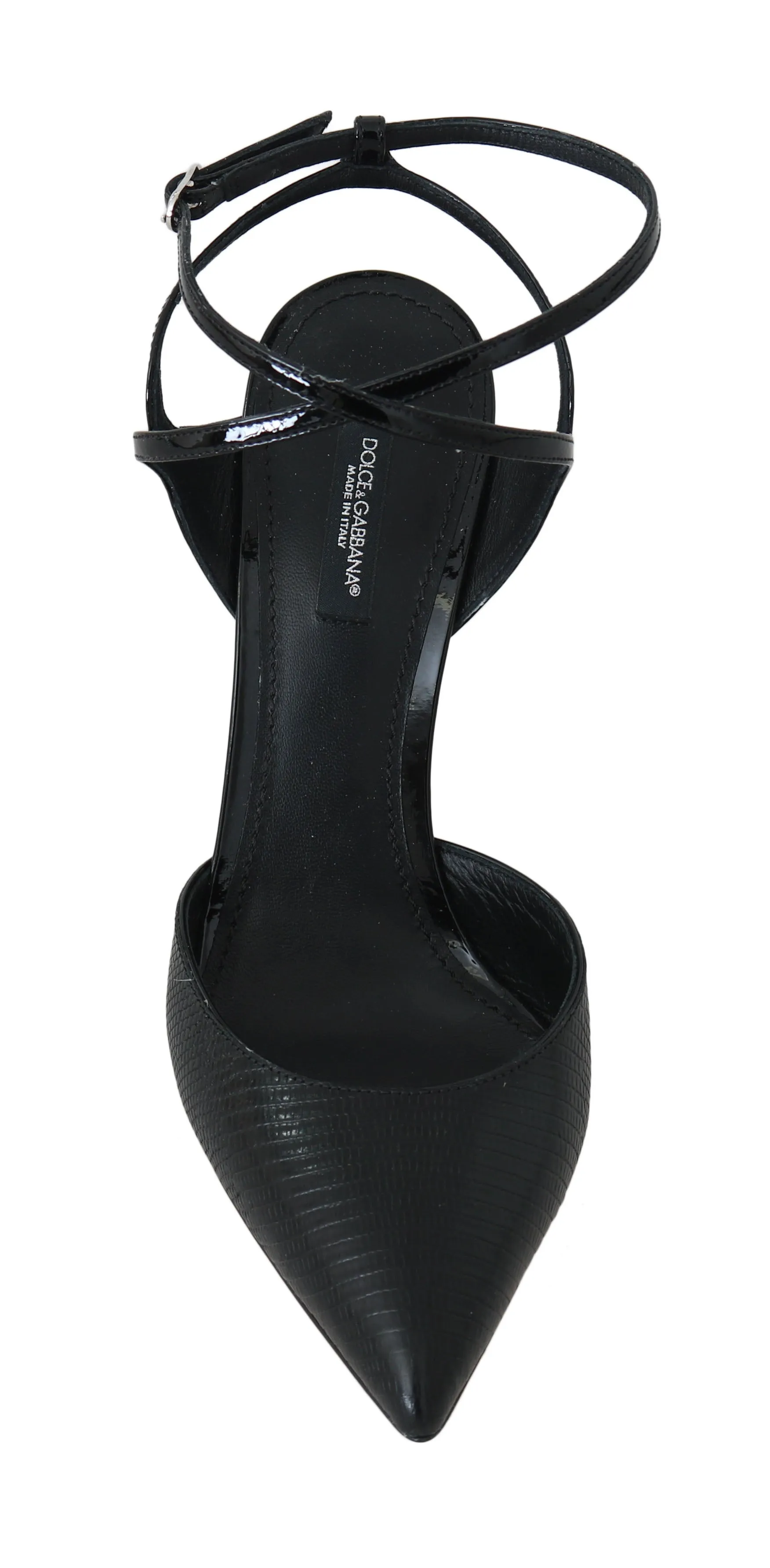 Lizard Skin Leather Ankle Strap
