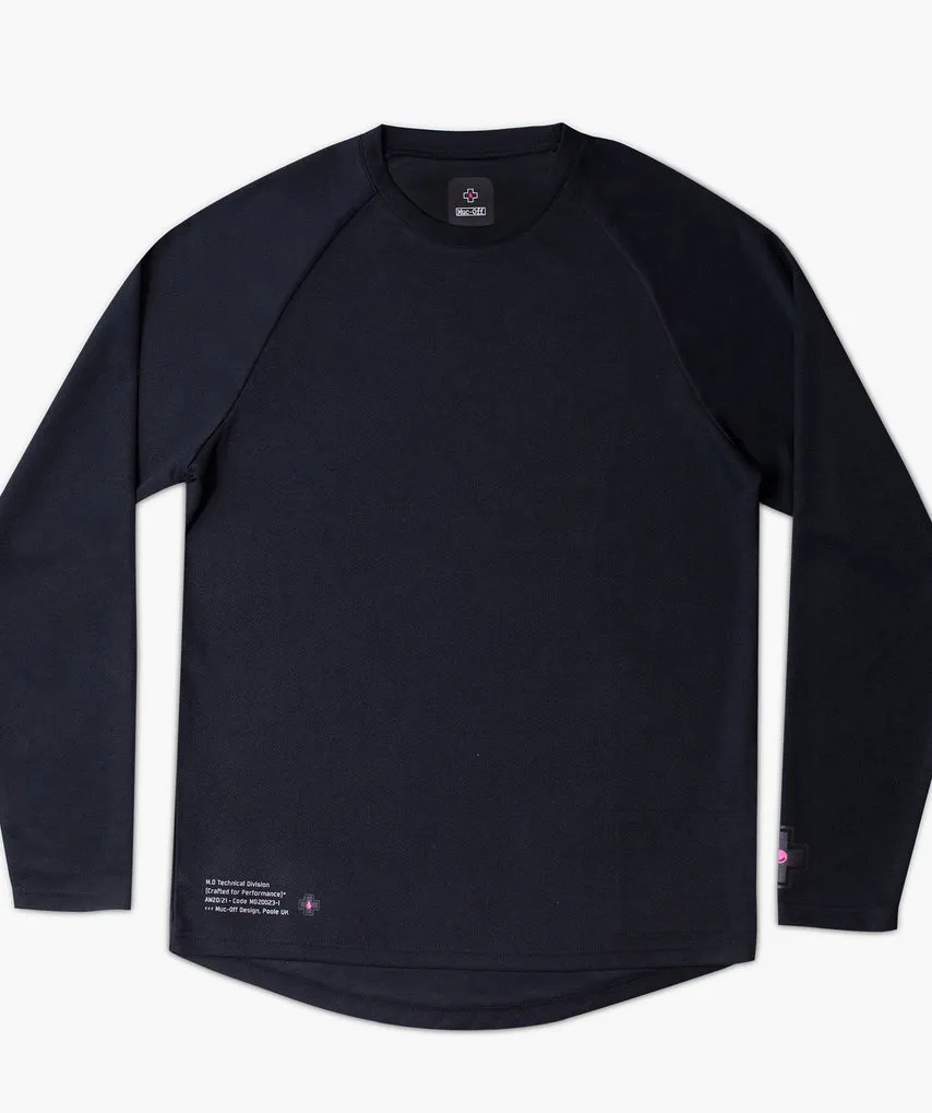 Long Sleeve Mountain Bike Jersey - Black