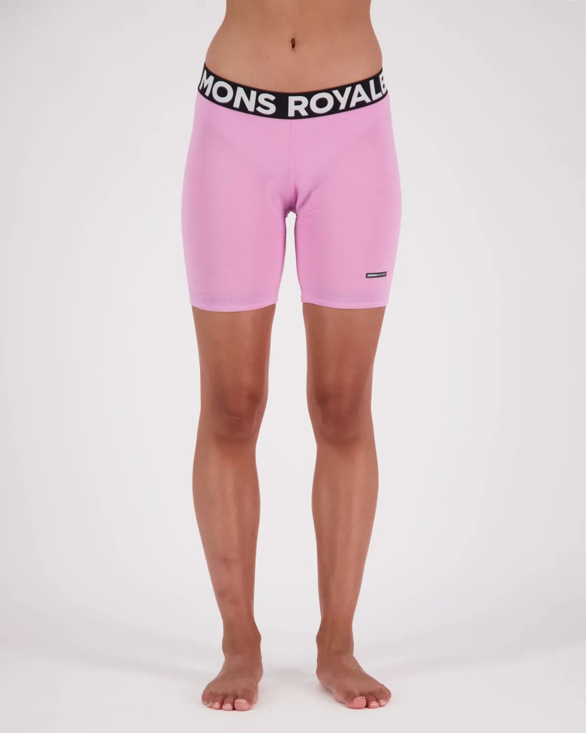 Low Pro Merino Bike Liner - Pop Pink