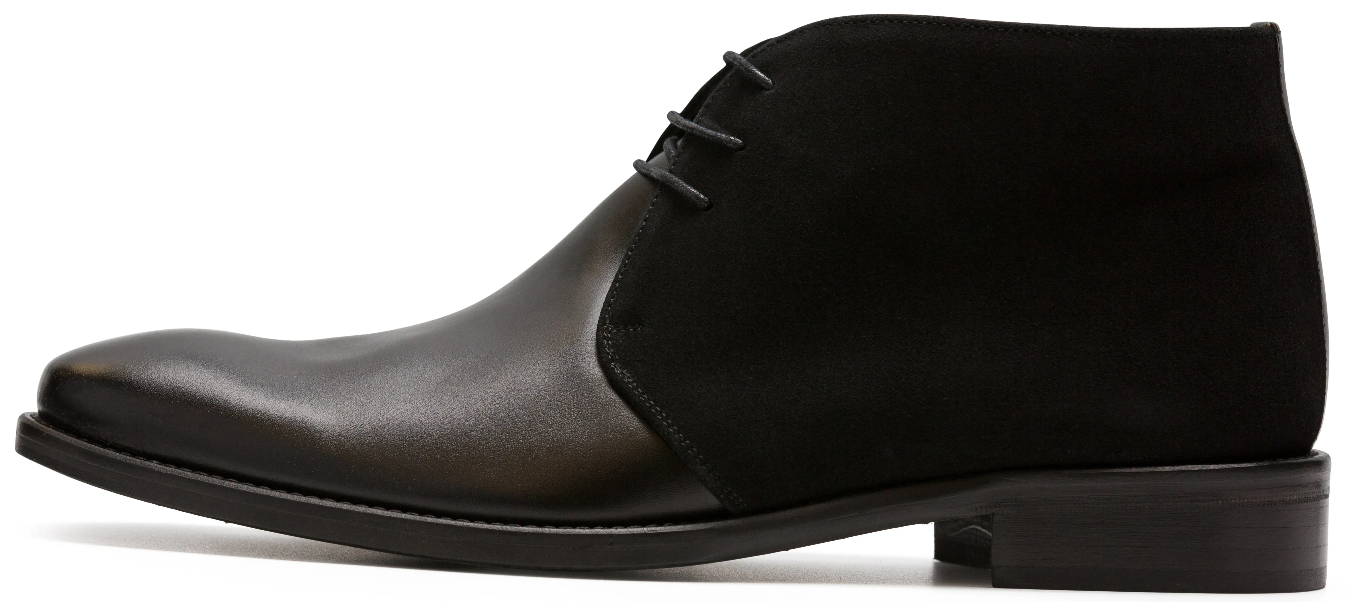 LUCIANA Plain Toe With Suede Boot 7468