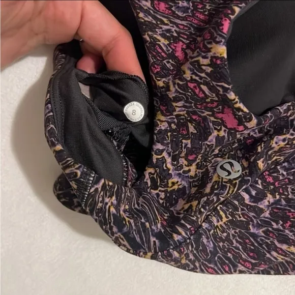 Lululemon Wunder Train Long-Line Bra in Topography Multi Size 8