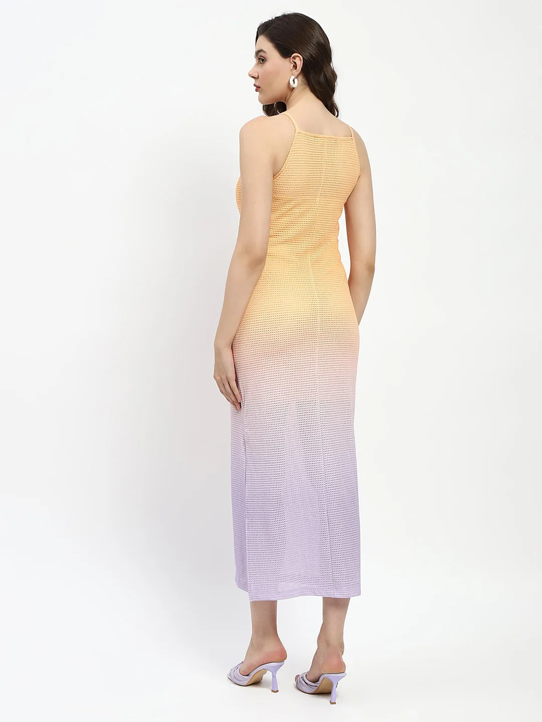 Madame Mustard Ombre Knit Cami Bodycon Dress