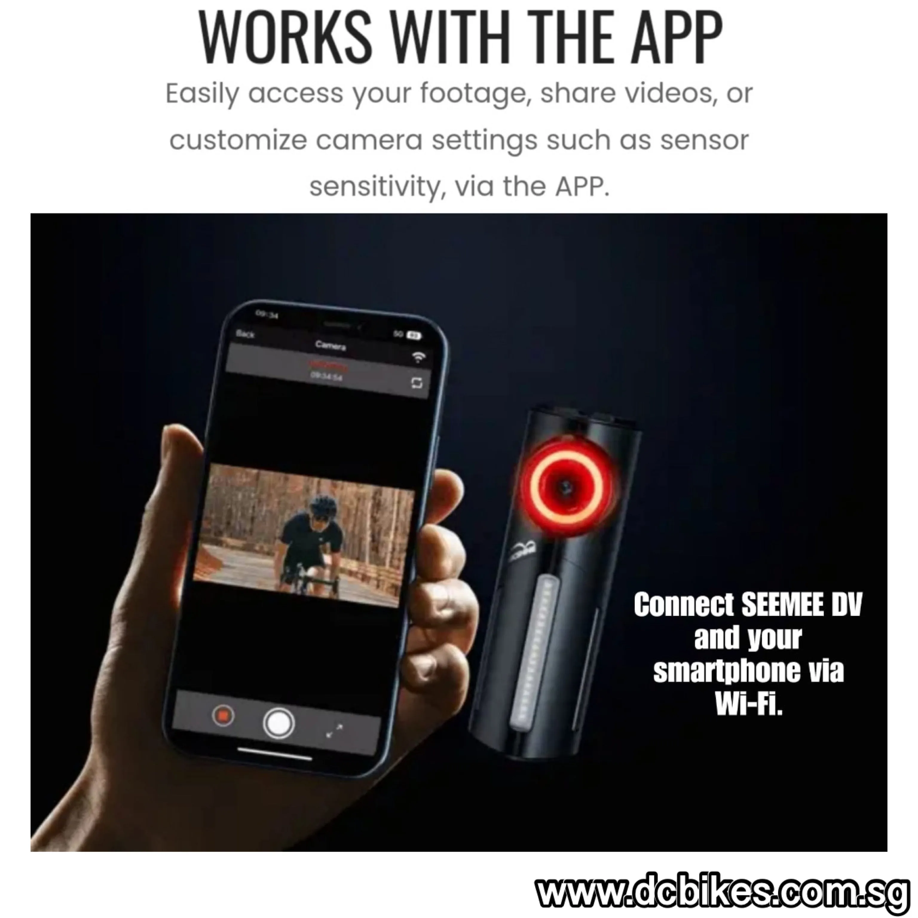 Magicshine SeeMee Rechargeable HD Video Camera   Led Tail Light