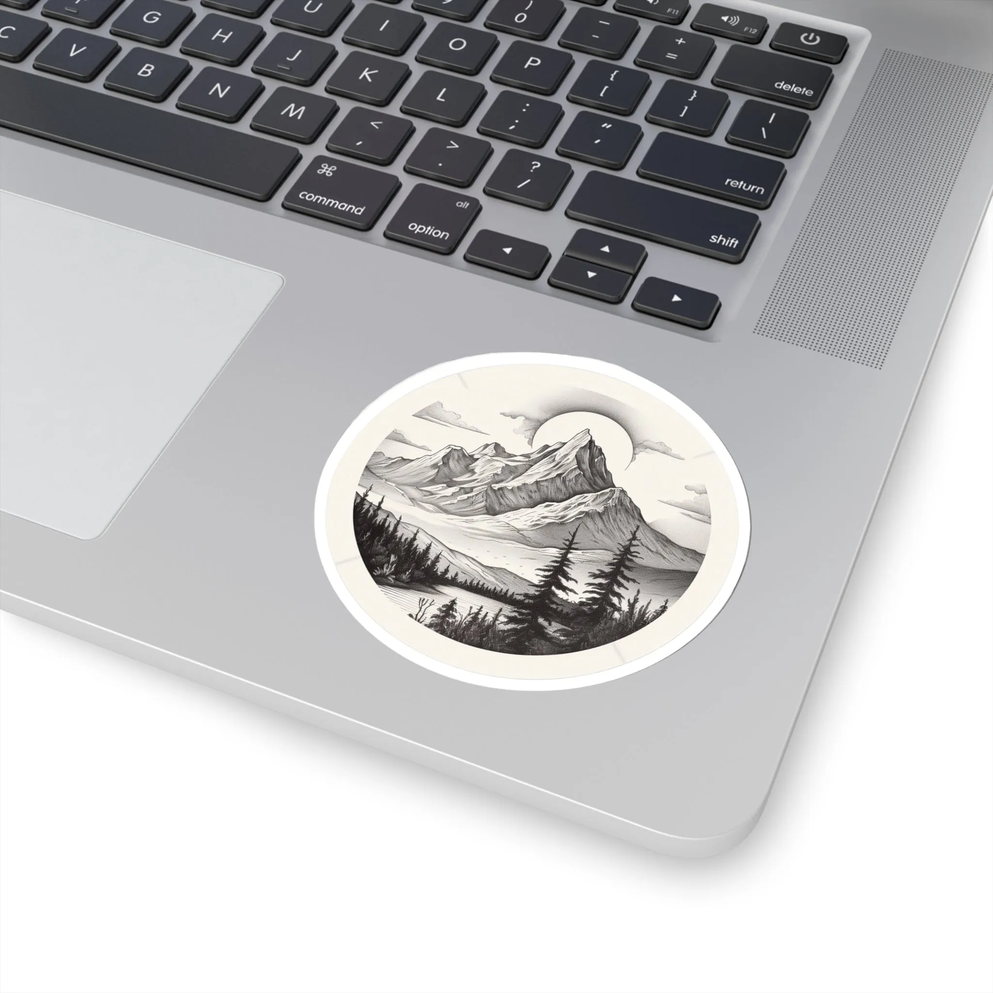 Majestic Mountain Tranquility Sticker