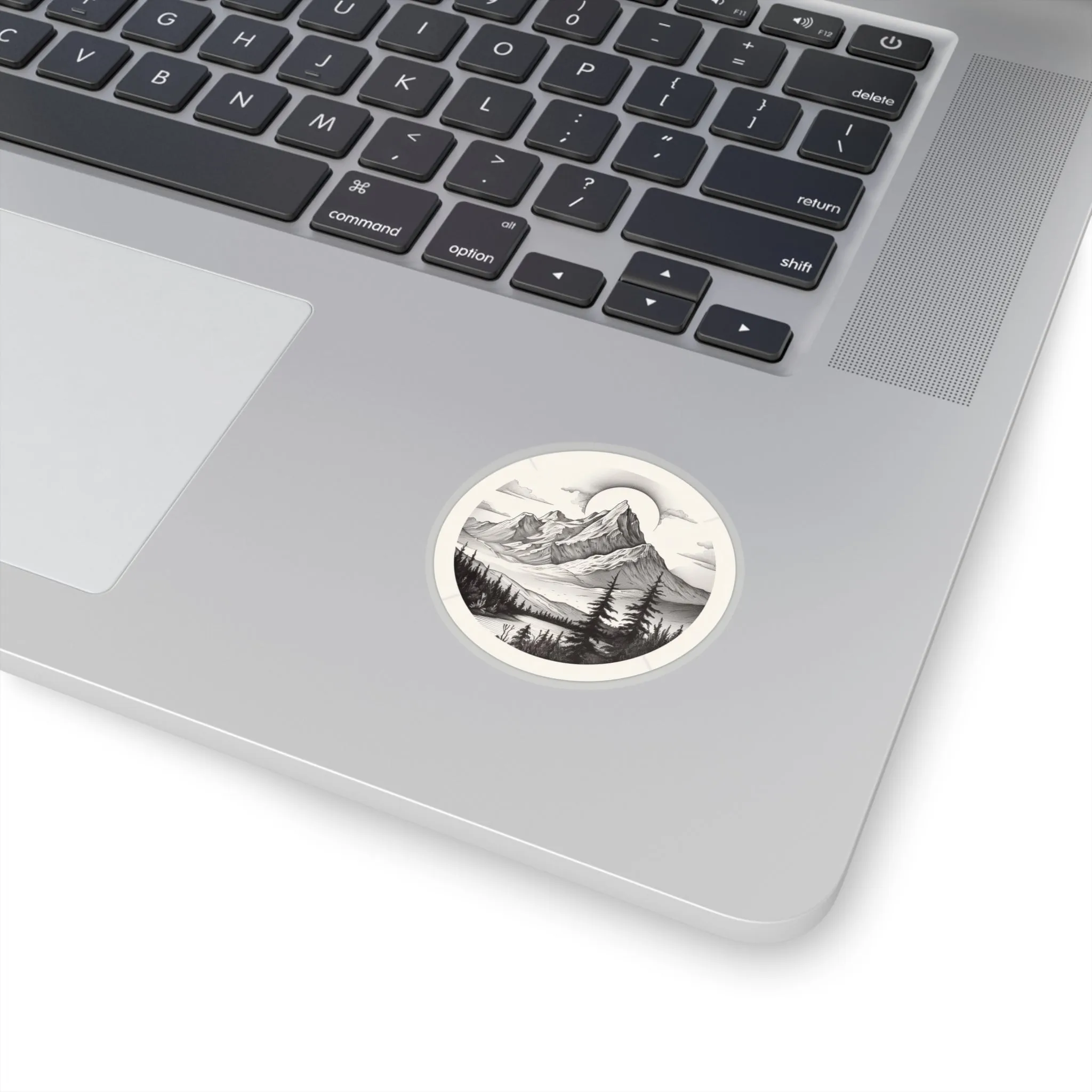 Majestic Mountain Tranquility Sticker