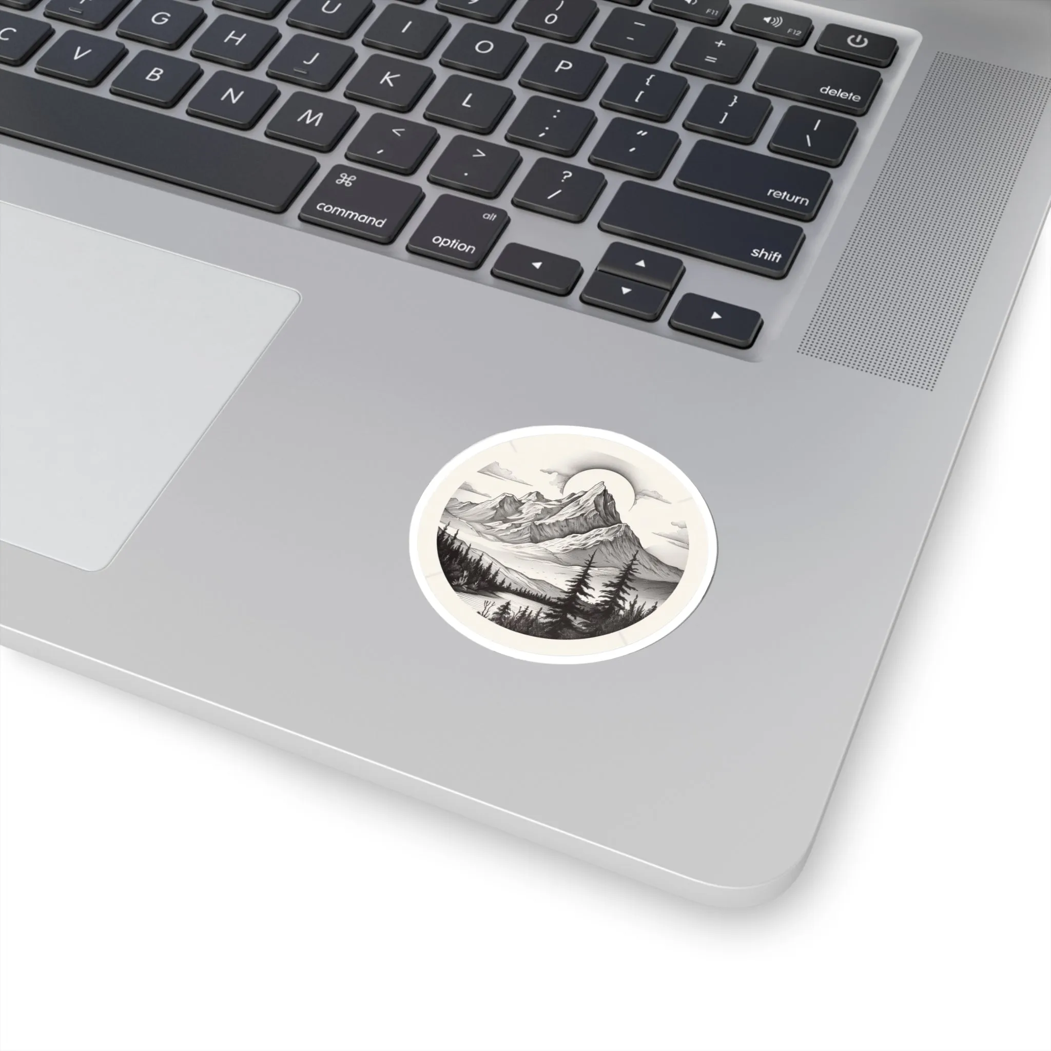 Majestic Mountain Tranquility Sticker