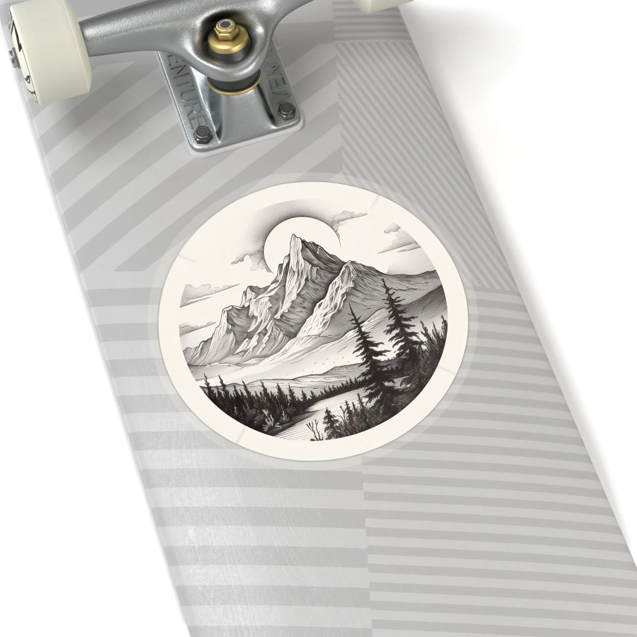 Majestic Mountain Tranquility Sticker