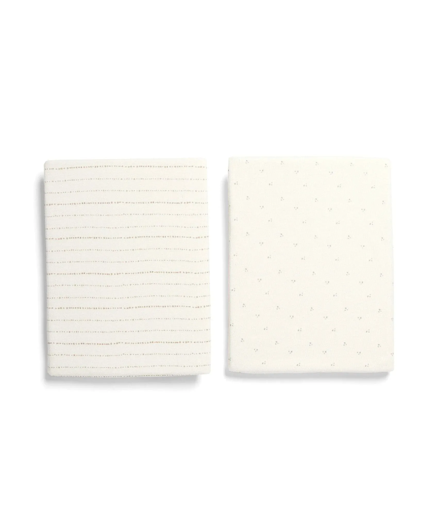 Mamas & Papas Lua Bedside Crib Bundle - Fawn Beige / Oatmeal