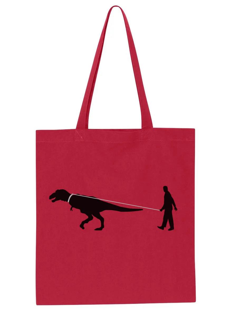 Man Walking Dinosaur Tote Bag - By Ex-Boyfriend