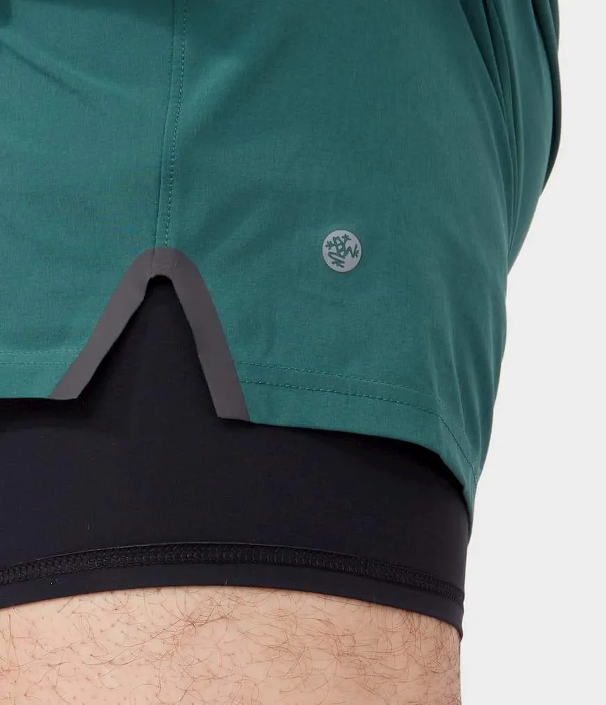 Manduka Apparel - Men's Lunge Short - Deep Surf