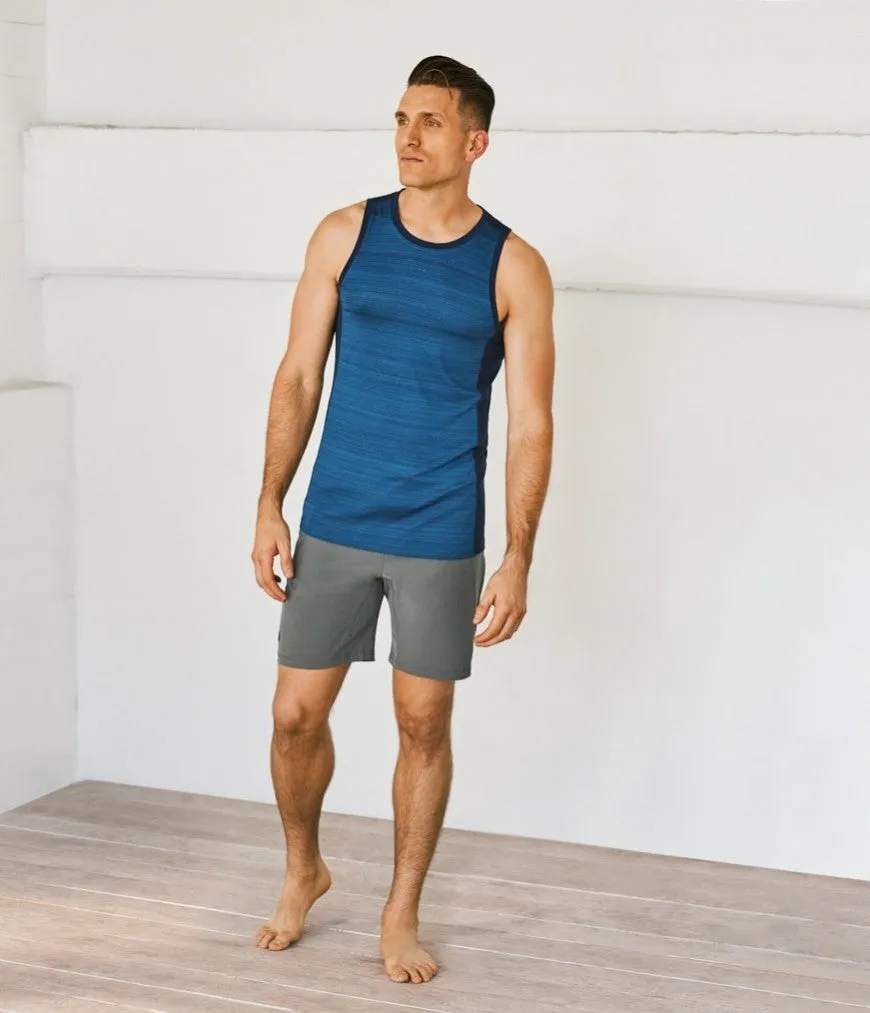 Manduka Apparel - Men's Minimalis Tank 2.0 - Maldive Stripe