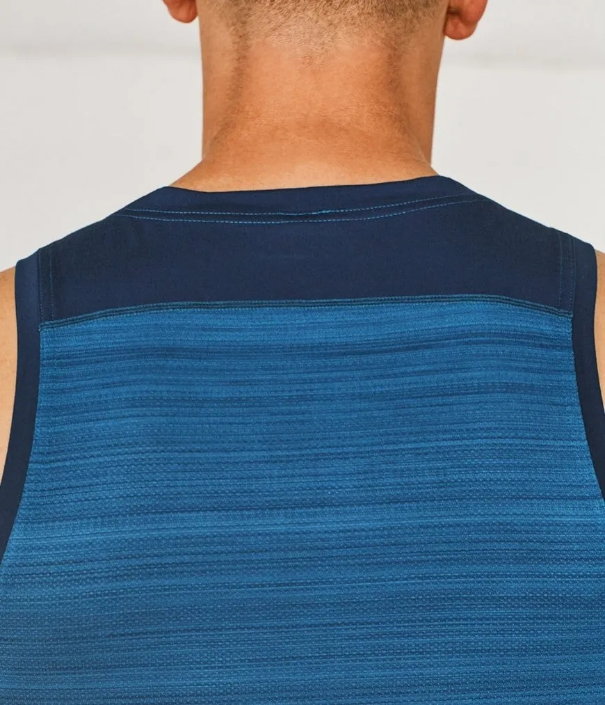 Manduka Apparel - Men's Minimalis Tank 2.0 - Maldive Stripe