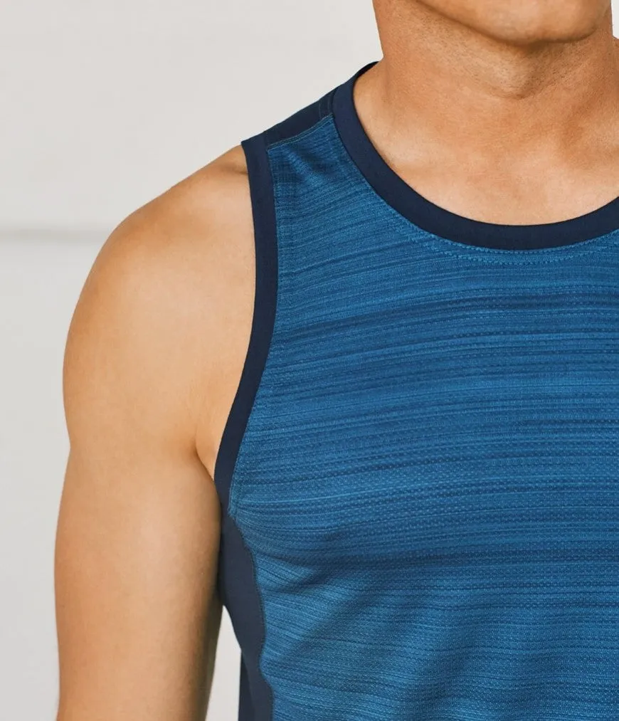 Manduka Apparel - Men's Minimalis Tank 2.0 - Maldive Stripe