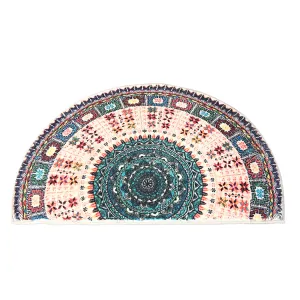 Marlow Door Mat Half Moon Semi-Circle Rug 60x90