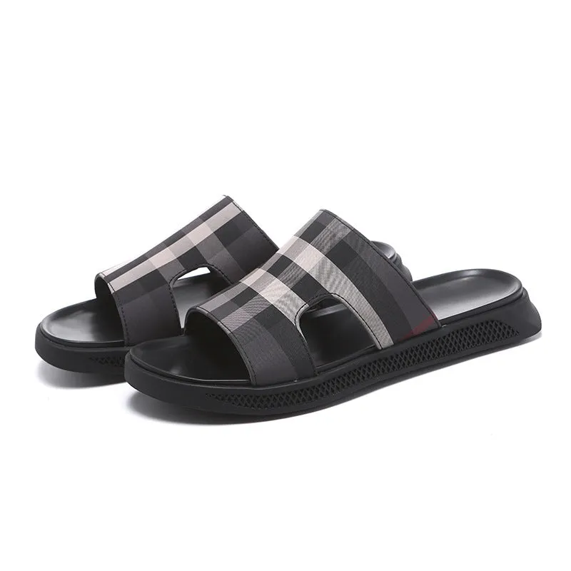 Men Summer Fashion Leather Sandals..
