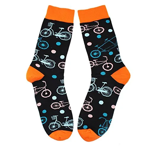Men's Biking Socks, Mountain Bike Socks, Cycling Gifts For Men, Biker Gifts, Bicycle Gifts, Perfect Mountain Biking Gifts for Avid Bicyclists