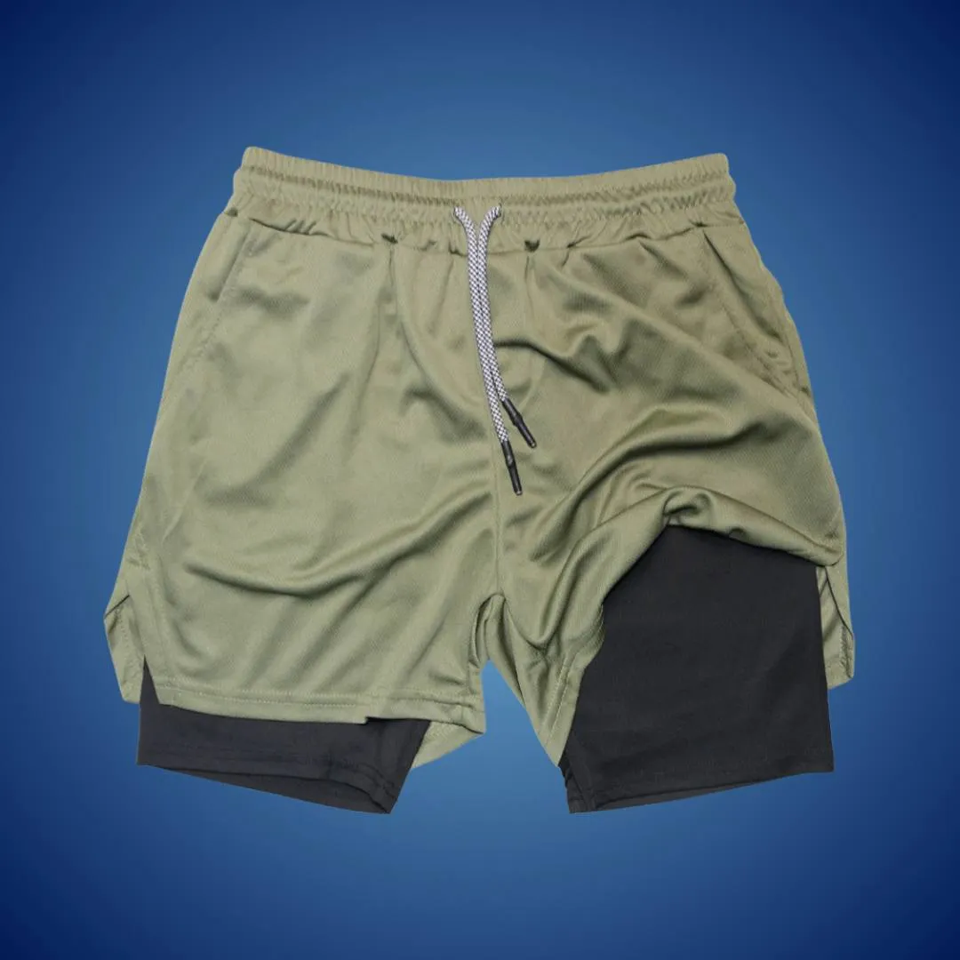 Men’s Breathable Moisture-Wicking Running Shorts | Flexible with Pockets for Gym & Trail Running