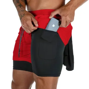 Men’s Breathable Moisture-Wicking Running Shorts | Flexible with Pockets for Gym & Trail Running