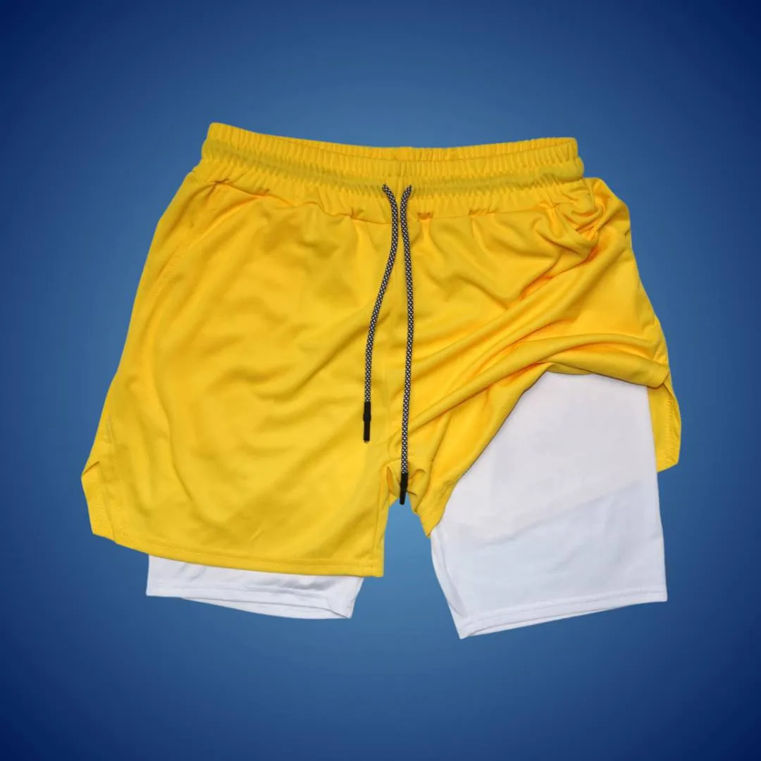 Men’s Breathable Moisture-Wicking Running Shorts | Flexible with Pockets for Gym & Trail Running