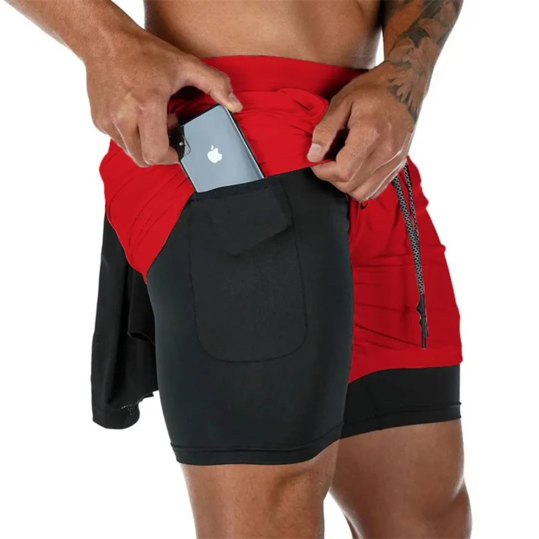 Men’s Breathable Moisture-Wicking Running Shorts | Flexible with Pockets for Gym & Trail Running
