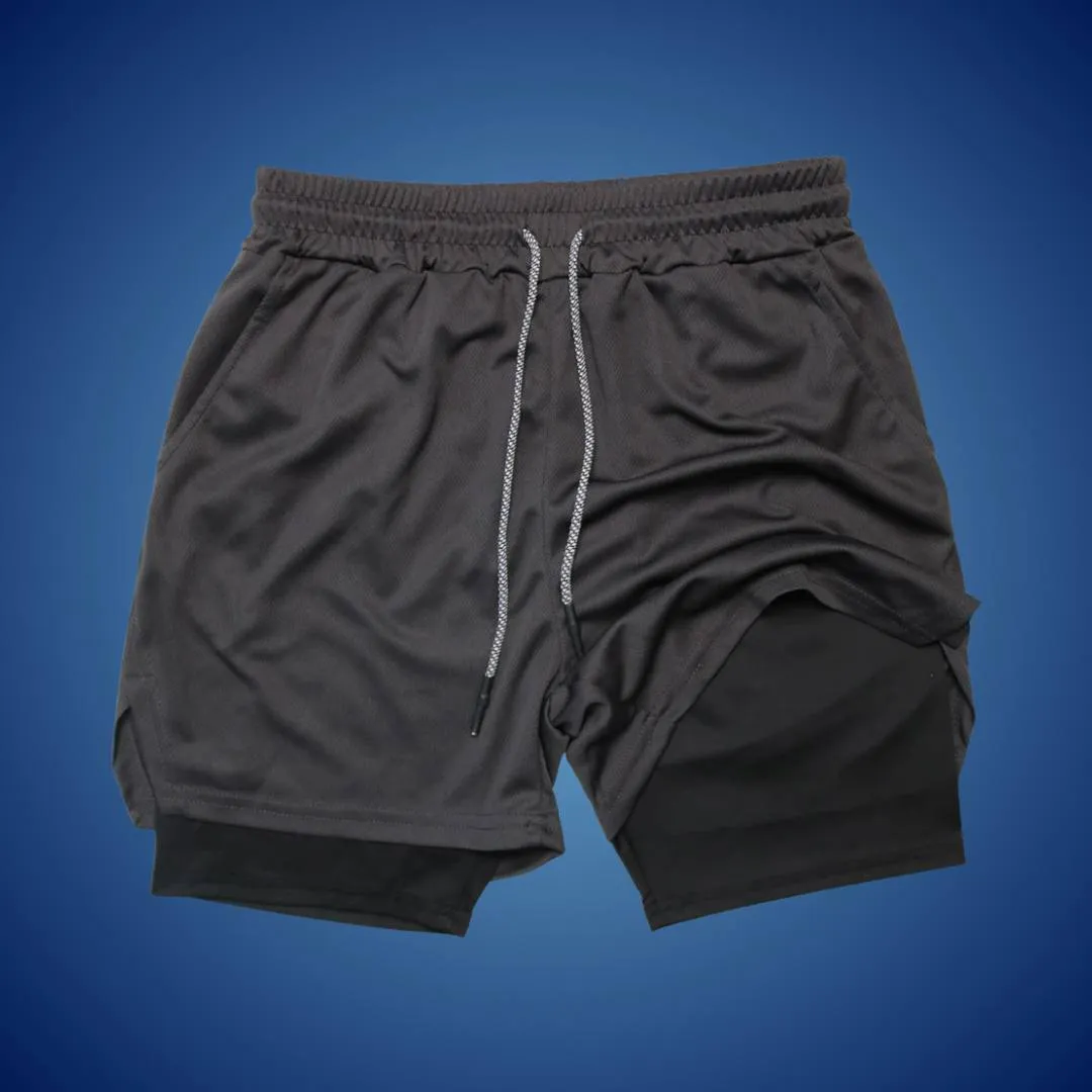 Men’s Breathable Moisture-Wicking Running Shorts | Flexible with Pockets for Gym & Trail Running