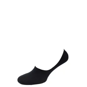Men's Cotton No-Show Socks with Silicone, Black