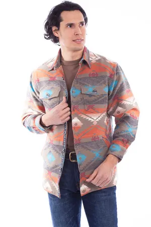 Men's Farthest Point Collection Jacket: Outdoor Southwest Shirt Olive