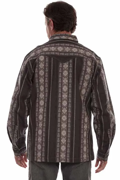 Men's Farthest Point Collection Jacket: Outdoor Vertical Stripe