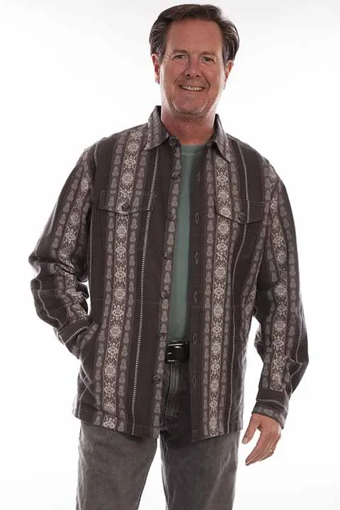 Men's Farthest Point Collection Jacket: Outdoor Vertical Stripe