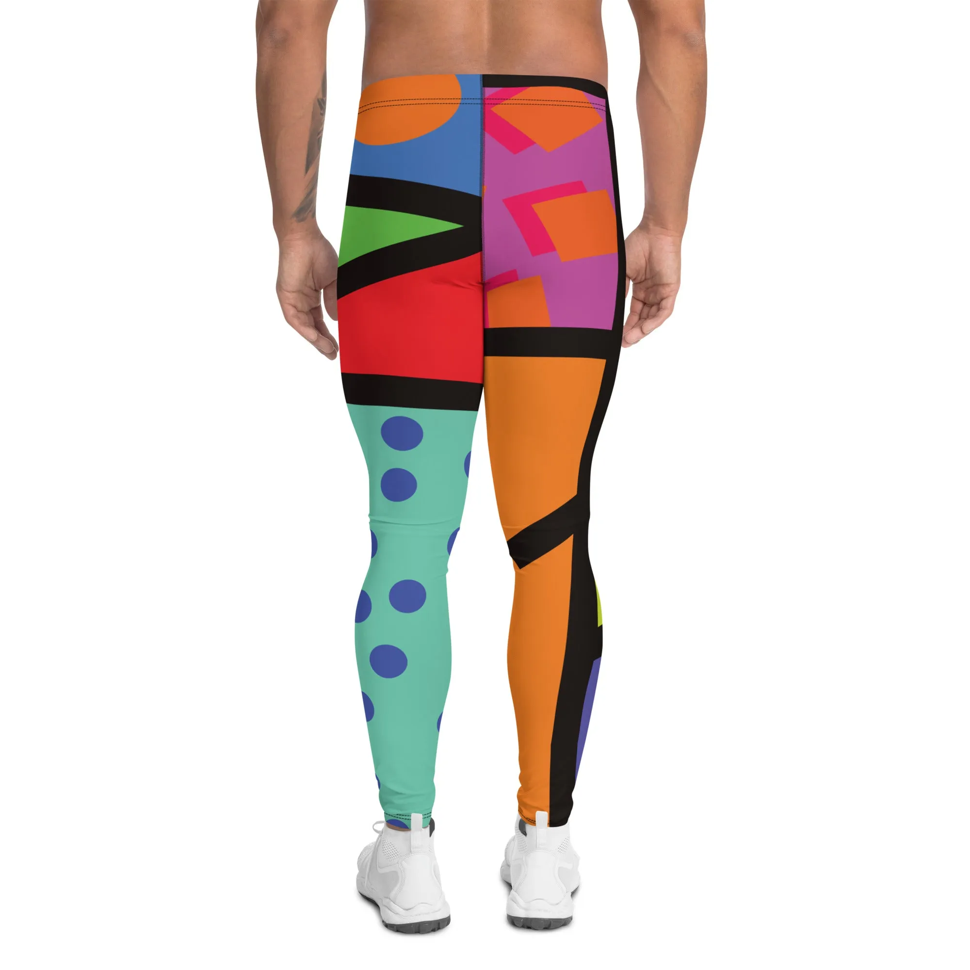 Mens Leggings, Memphis Harajuku