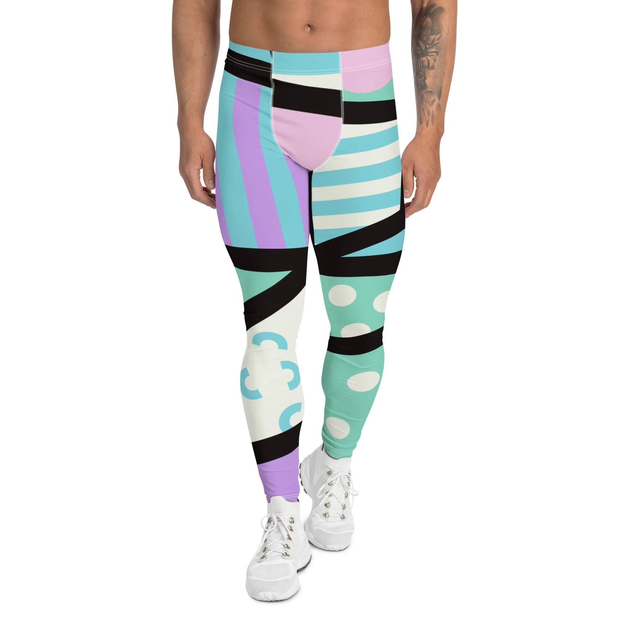 Mens Leggings, Memphis Harajuku
